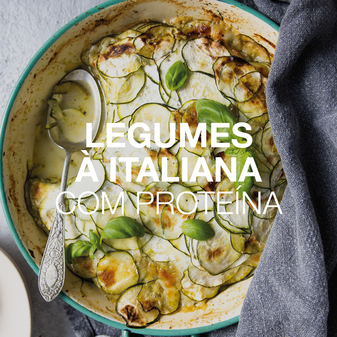 LEGUMES À ITALIANA COM PROTEÍNA