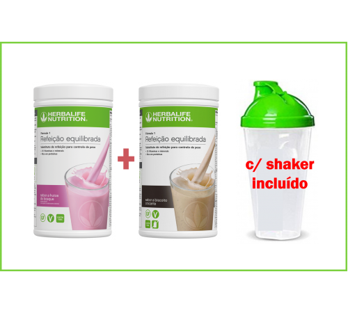 Pack 2 Batidos com Shaker incluído